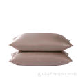 Custom Pillow Covers Solid 100% Satin Silk Standard Sleeping Pillow Case Factory